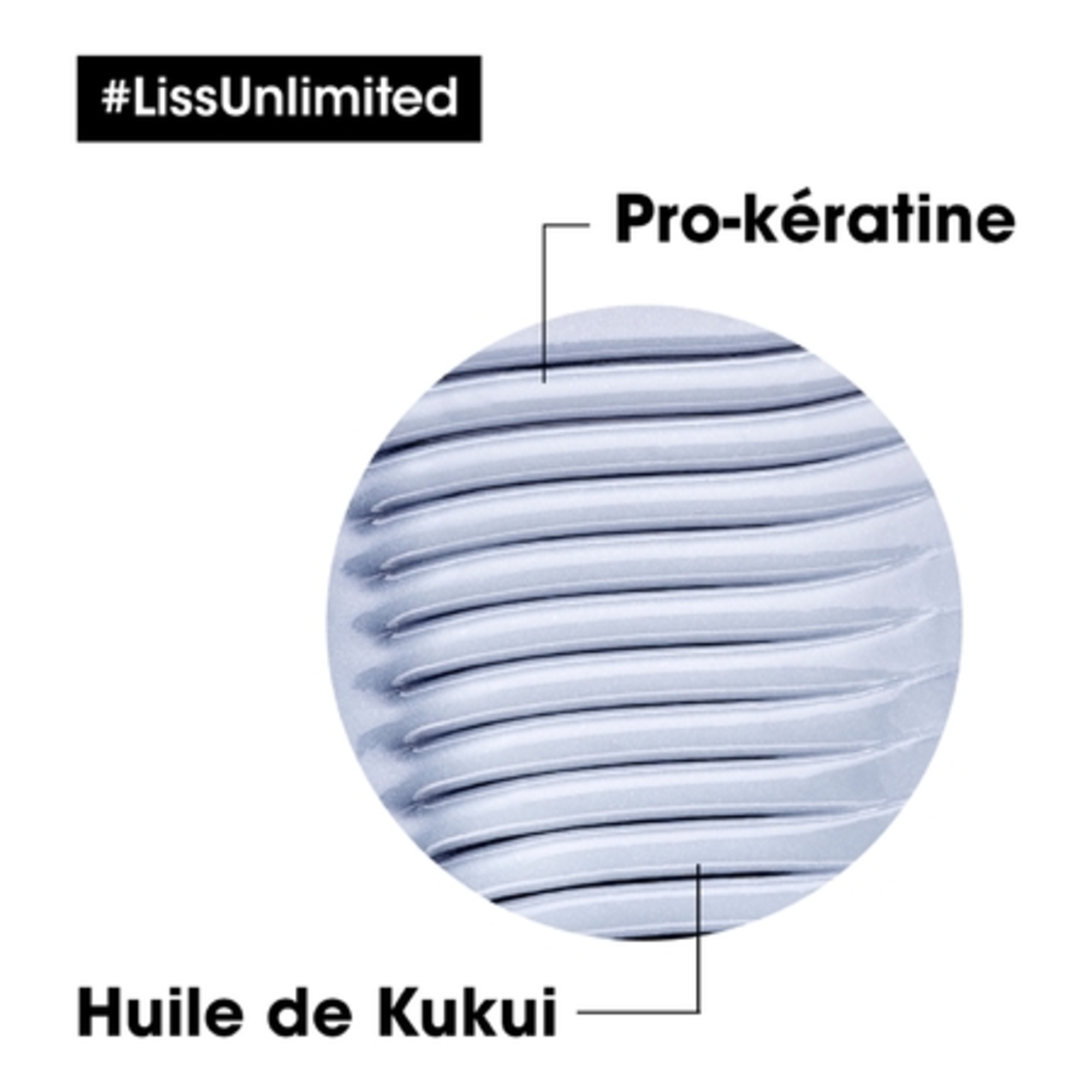 Shampoing pour cheveux indisciplinés ou lissés