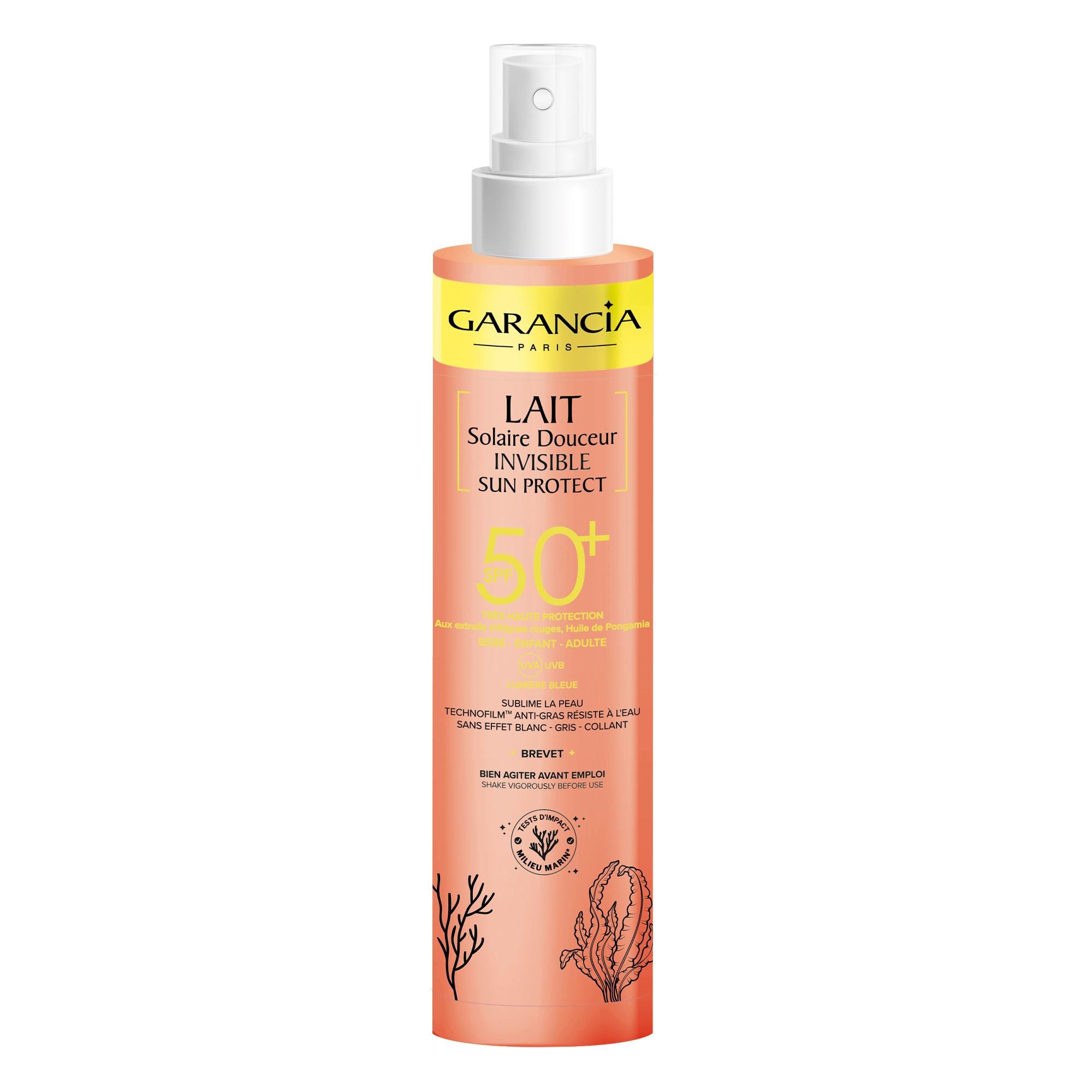 150mL GARANCIA SUN PROTECT Lait solaire douceur invisible spf50+  1 of 1 Lait solaire douceur invisible spf50+