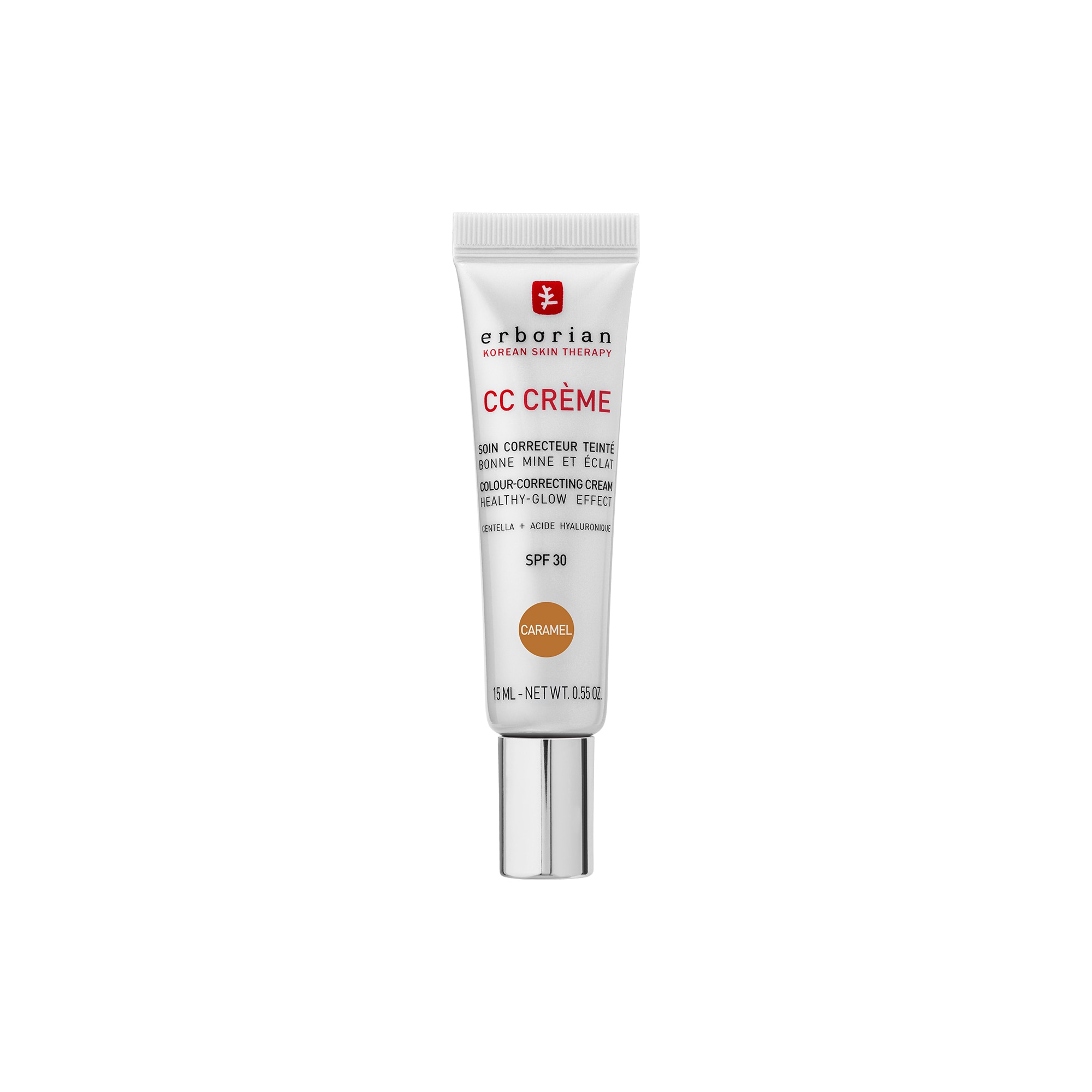 Erborian - Cc Creme - Soin Correcteur Teinté - Bonne Mine & Éclat - Porcelaine - 15ml