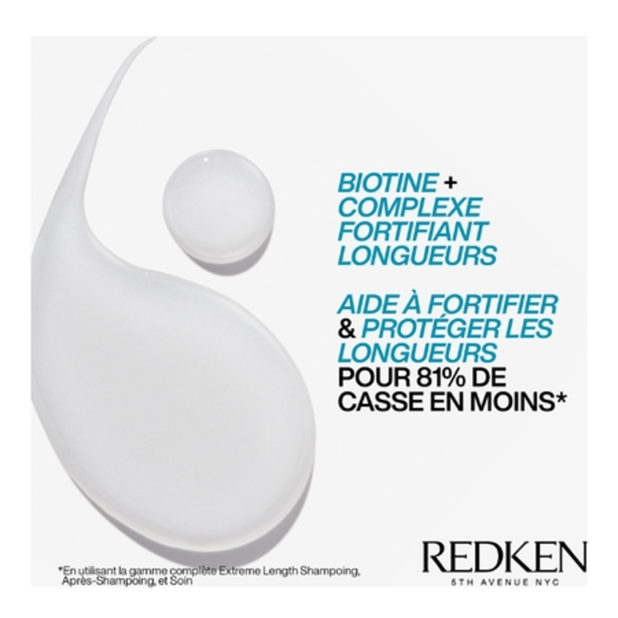 Shampoing Extreme Length fortifiant pour cheveux longs