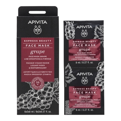 16ML APIVITA EXPRESS BEAUTY Masque visage lissant & raffermissant au raisin  1 of 1 