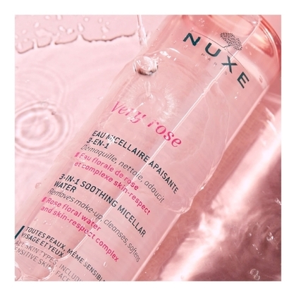 200ML Nuxe VERY ROSE Eau Micellaire Apaisante 3-en-1  1 of 4 