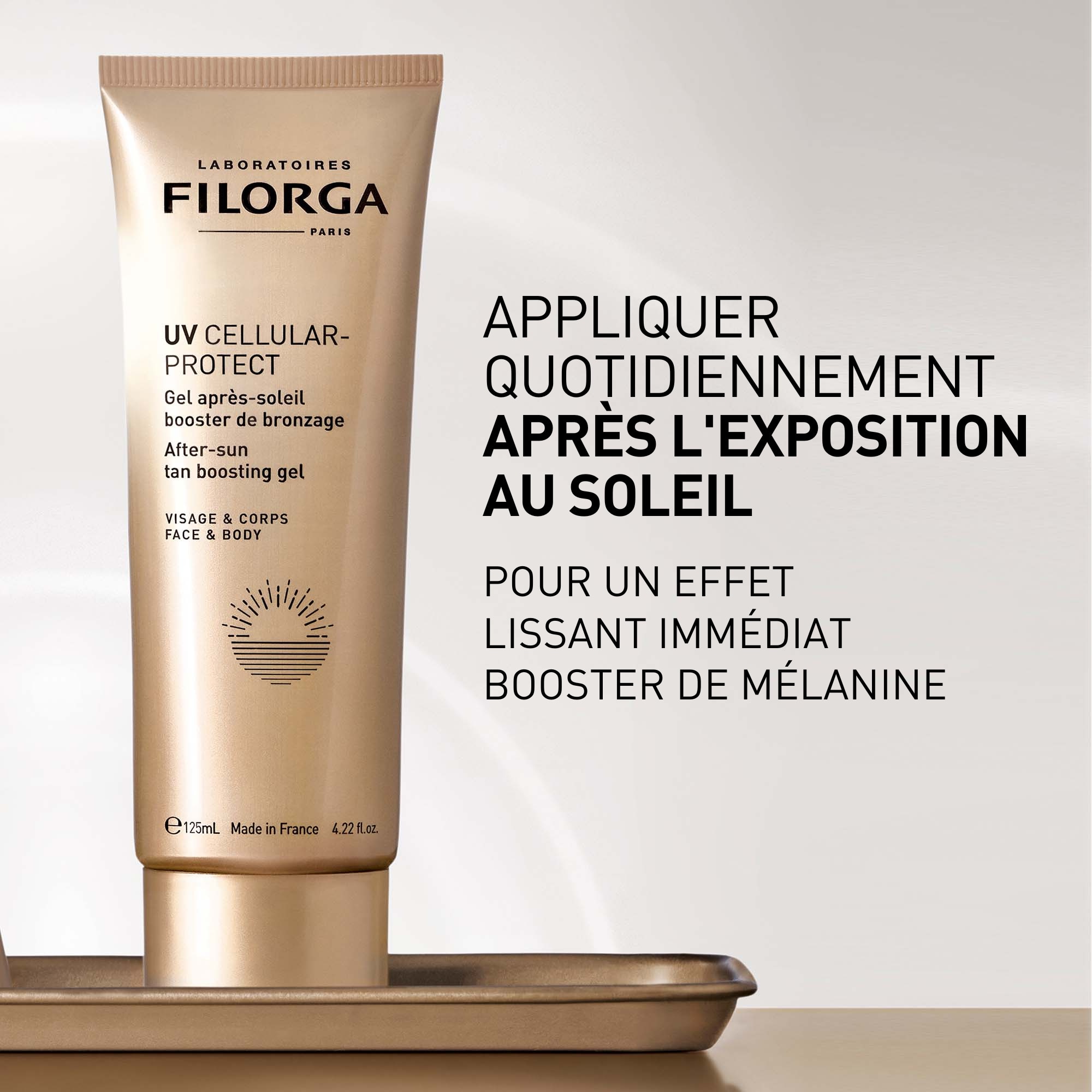 Gel après-soleil booster de bronzage