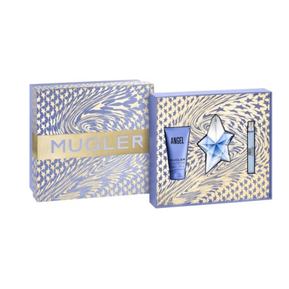 Coffret eau de parfum rechargeable 50ml + lait pour le corps 50ml + vaporisateur voyage eau de parfum 10ml