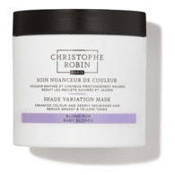 250ml CHRISTOPHE ROBIN SOIN NUANCEUR DE COULEUR Masque raviveur de blond pur  1 of 2 
