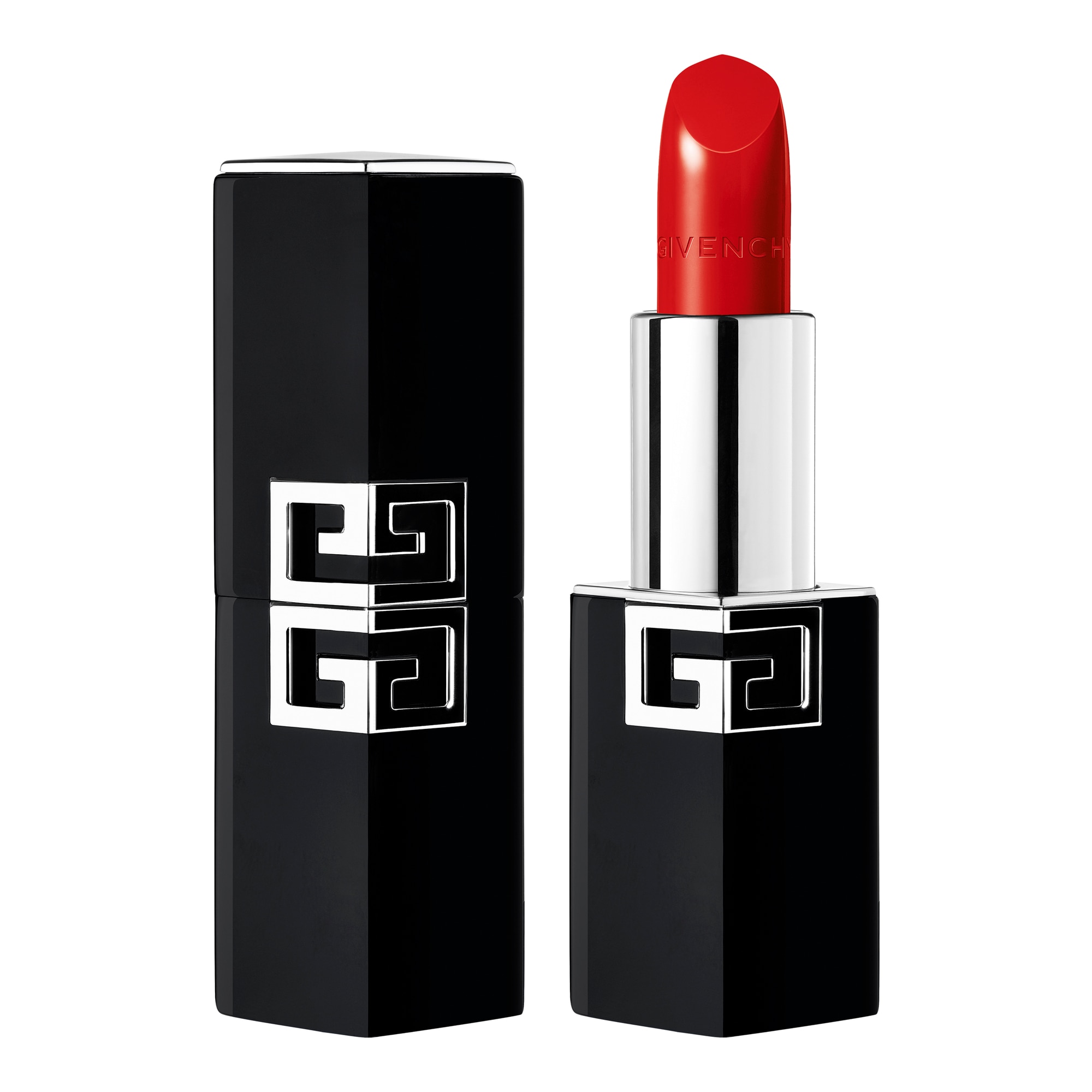 Givenchy - Le Rouge Satin Silk - Rouge À Lèvres Haute Définition Au Fini Satiné Et Lumineux - R28 - Carmine Lace