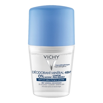 50ML VICHY V HYPOALLERGENIQUE Déodorant 48H actif anti-odeur d'origine naturelle  1 of 3 