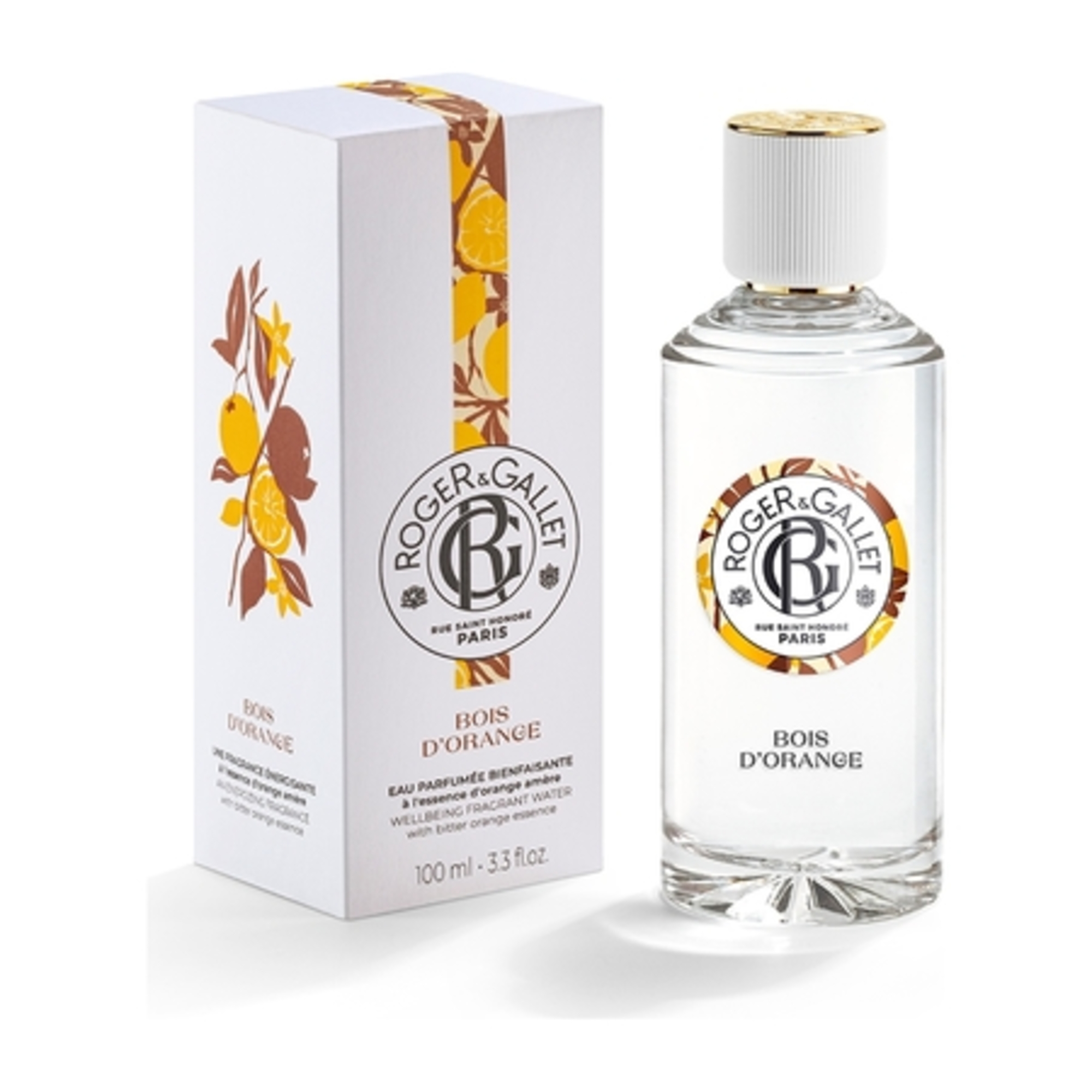 100mL Roger & Gallet BOIS D'ORANGE Eau parfumée bienfaisante  1 of 3 