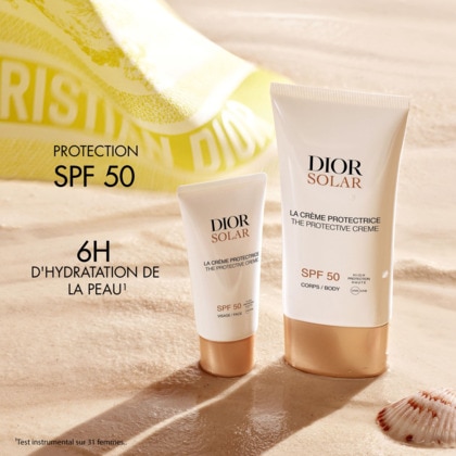 La crème protectrice solaire visage spf 50 - haute protection