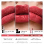  GIVENCHY LE ROUGE SHEER VELVET Rouge à lèvres mat effet floutant - rechargeable  4 of 4 Rouge à lèvres mat effet floutant - rechargeable