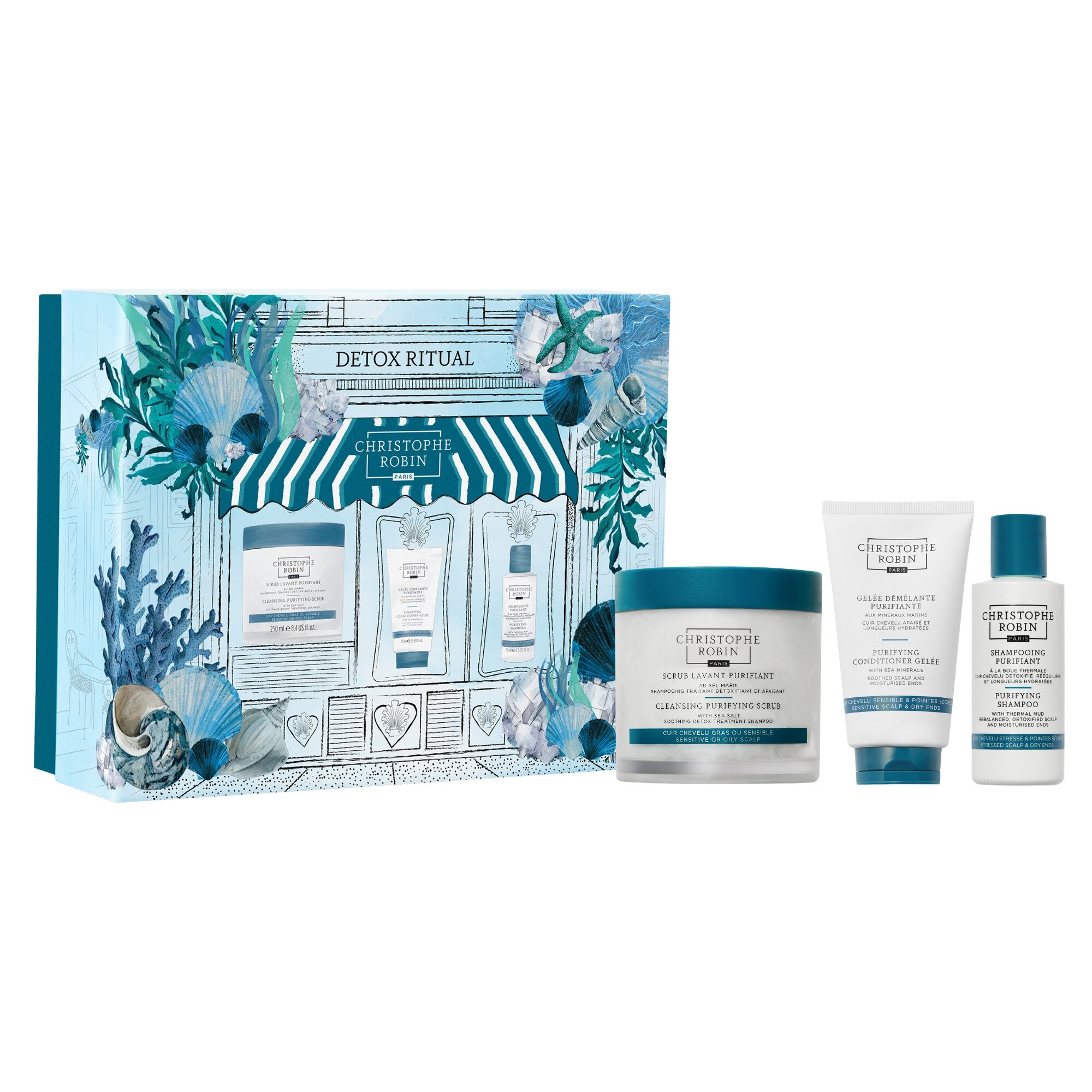 CHRISTOPHE ROBIN DETOX RITUAL Coffret - le rituel détox 1 of 2 Coffret - le rituel détox