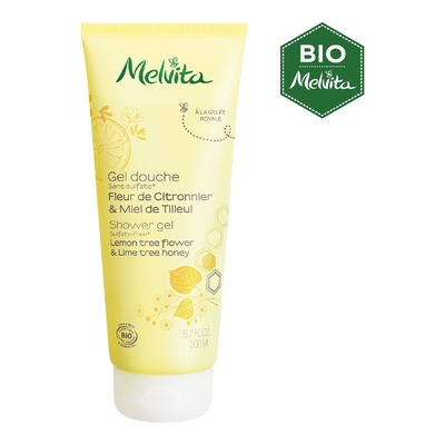 Melvita - Gels Douche Miel & Fleurs - Douche Fleur Citronnier & Miel De Tilleul - 200ml