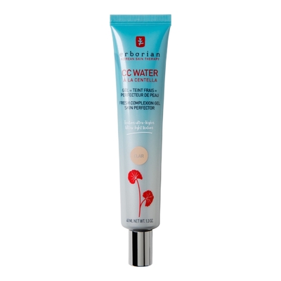 Erborian - Cc Water À La Centella Asiatica - Gel "Teint Frais" Perfecteur De Peau - Clair - 40Ml
