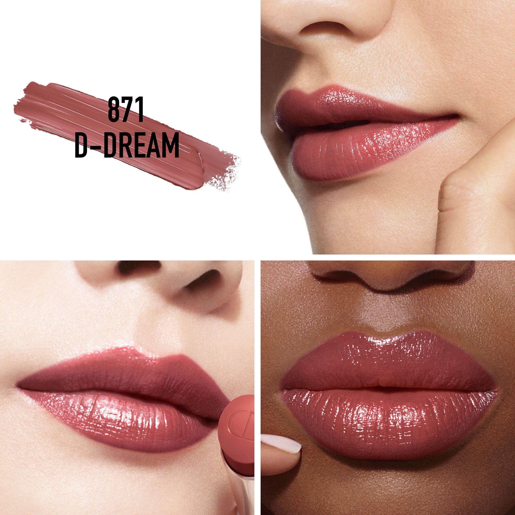  DIOR DIOR ADDICT Rouge à lèvres brillant - 90 % d'origine naturelle - rechargeable  1 of 4 
