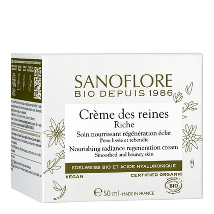 50mL SANOFLORE REINES Crème jour anti-âge riche régénération éclat certifiée bio  1 of 4 