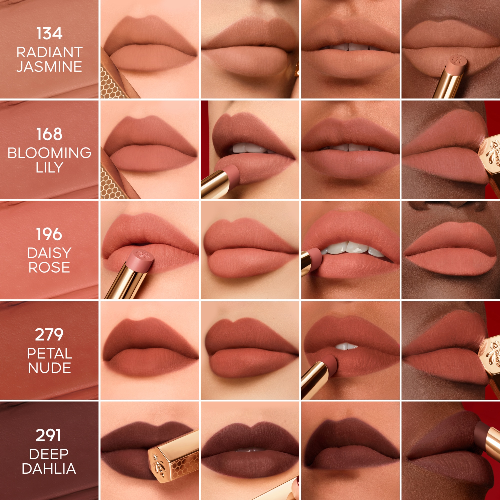 Guerlain KISSKISS Le rouge à lèvres intense au miel - recharge 1 of 4