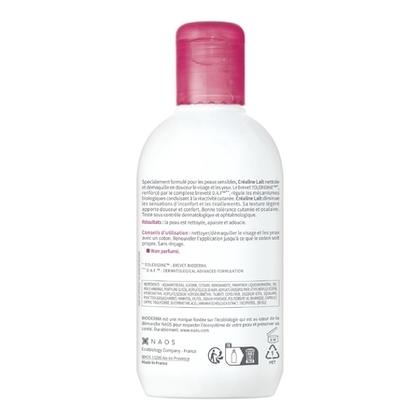 250ML BIODERMA CRÉALINE Lait démaquillant visage & yeux peaux sensibles normales à mixtes  1 of 2 