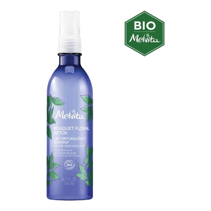 200ML MELVITA BOUQUET FLORAL DETOX Lait démquillant douceur  1 of 4 