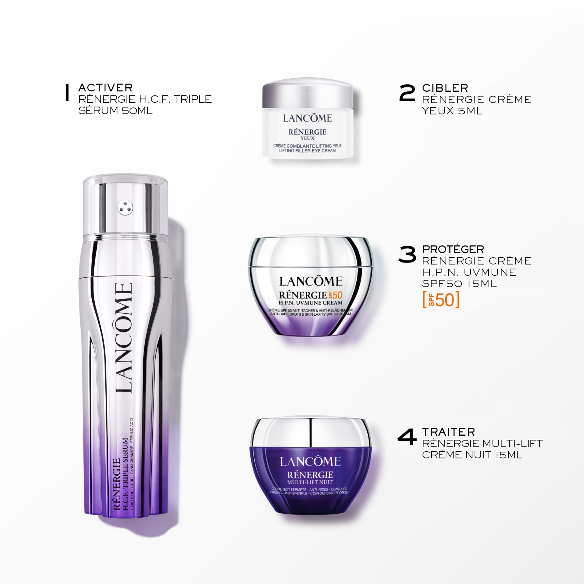 Lancôme RENERGIE Coffret - h.c.f. triple sérum 2 of 4 Coffret - h.c.f. triple sérum
