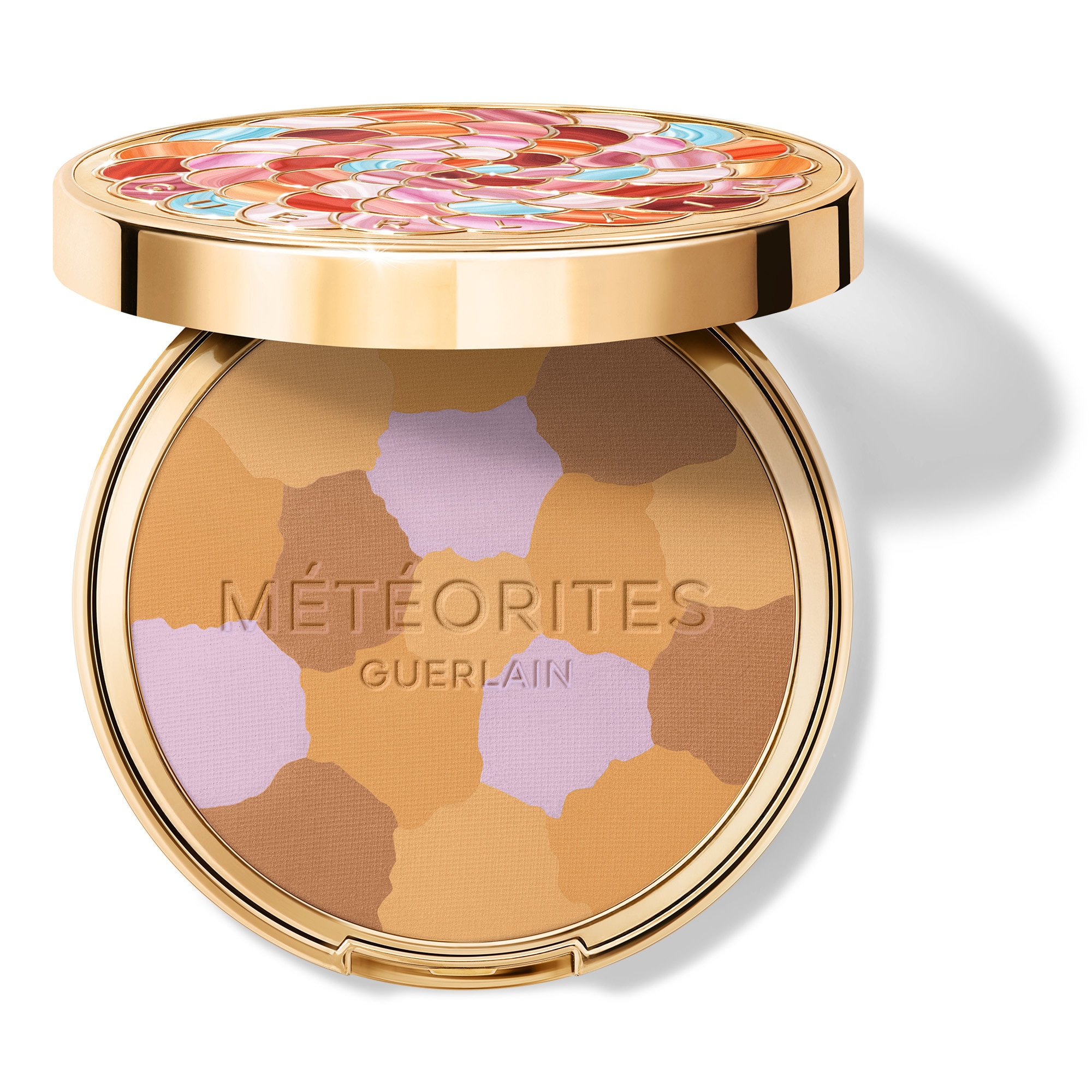 Guerlain - Météorites - Poudre Compacte Matifiante Et Fixante - 03 - Warm / Doré