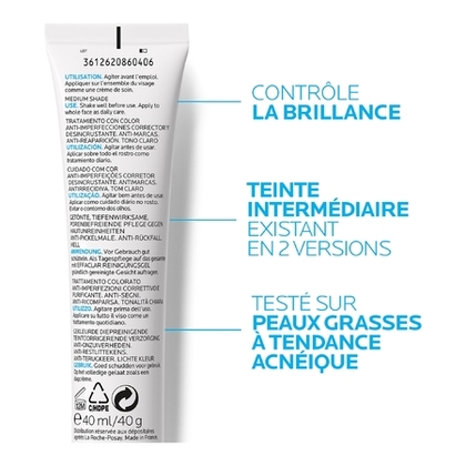  LA ROCHE POSAY EFFACLAR DUO (+) Soin correcteur teinté unifiant anti-imperfections SPF20  1 of 4 