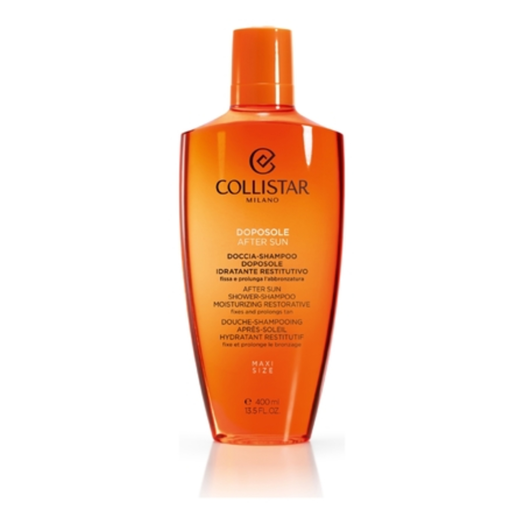 400mL COLLISTAR APRÈS-SOLEIL Douche-shampooing après-soleil hydratant fixe & prolonge le bronzage 