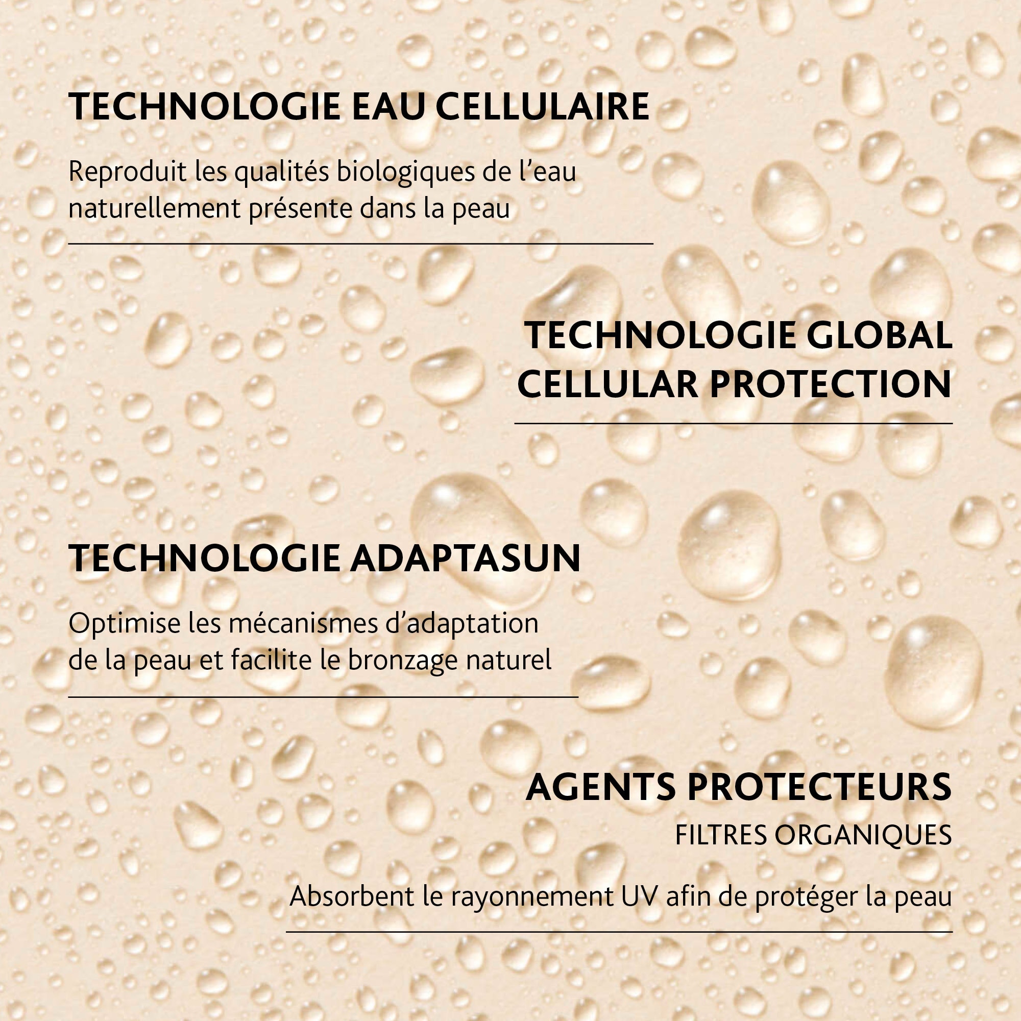 Brume solaire bronzante soleil fort corps