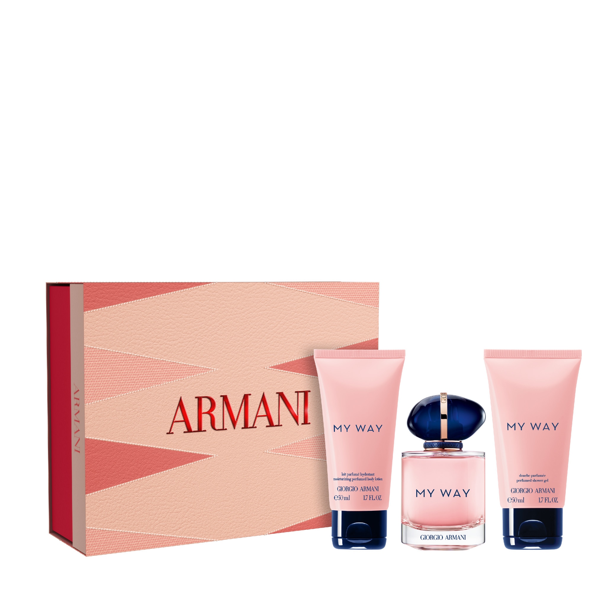 Armani MY WAY Coffret - eau de parfum + gel douche + lait parfumé hydratant 1 of 3