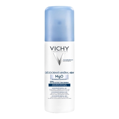 125ML VICHY V HYPOALLERGENIQUE Déodorant 48H minéral 0% d'alcool peau sensible  1 of 3 