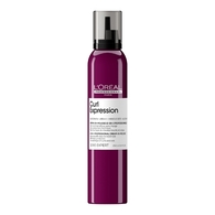 250ML L'ORÉAL PROFESSIONNEL SERIE EXPERT CURL EXPRESSION Crème-en-mousse 10-en-1 sans rinçage avec protection thermique  1 of 2 