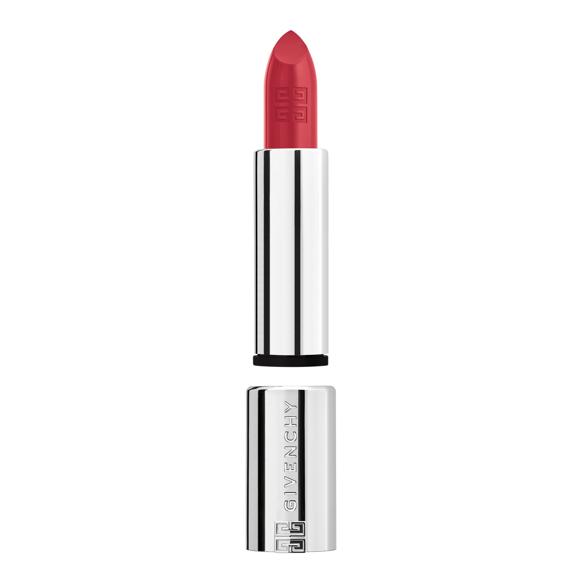 Givenchy - Le Rouge Interdit Intense Silk - Rouge À Lèvres Fini Soyeux Couleur Lumineuse - Recharge - N°227 Rouge Infuse