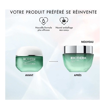 50mL BIOTHERM AQUASOURCE Crème hydratation profonde éclat & confort  1 of 3 