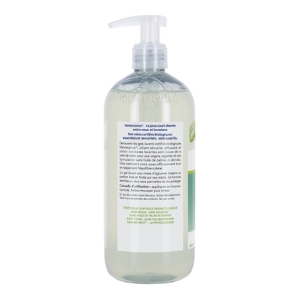 500ML Natessance SOIN MAINS BIO Gel lavant mains fraîcheur Aloe vera  1 of 2 