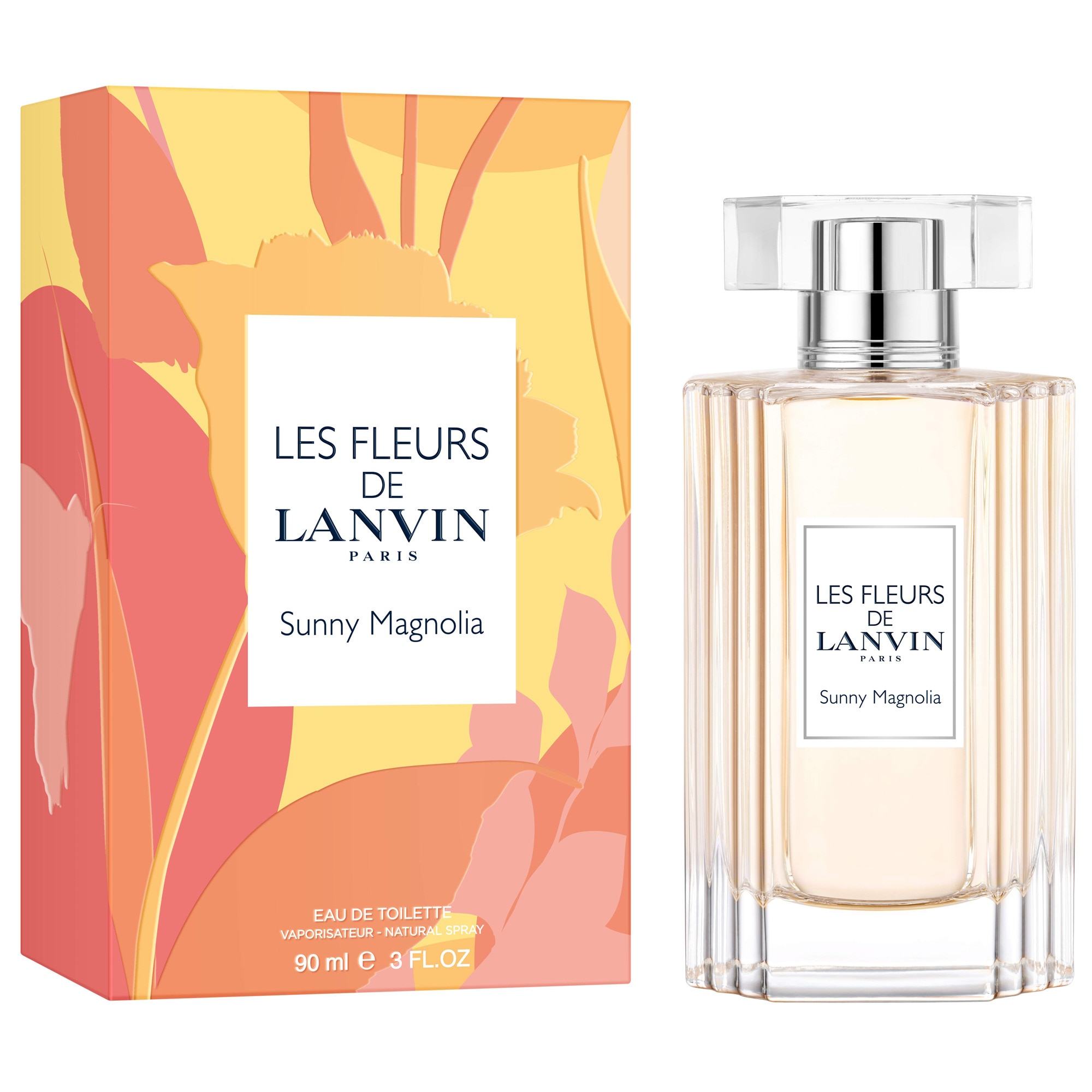 90ML Lanvin COLLECTION LES FLEURS DE LANVIN Sunny magnolia - eau de toilette  1 of 2 
