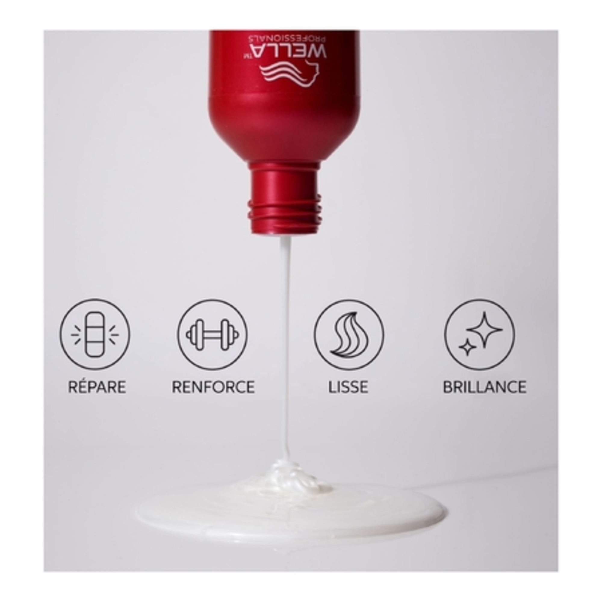 Shampoing crème professionnel léger cheveux abîmés