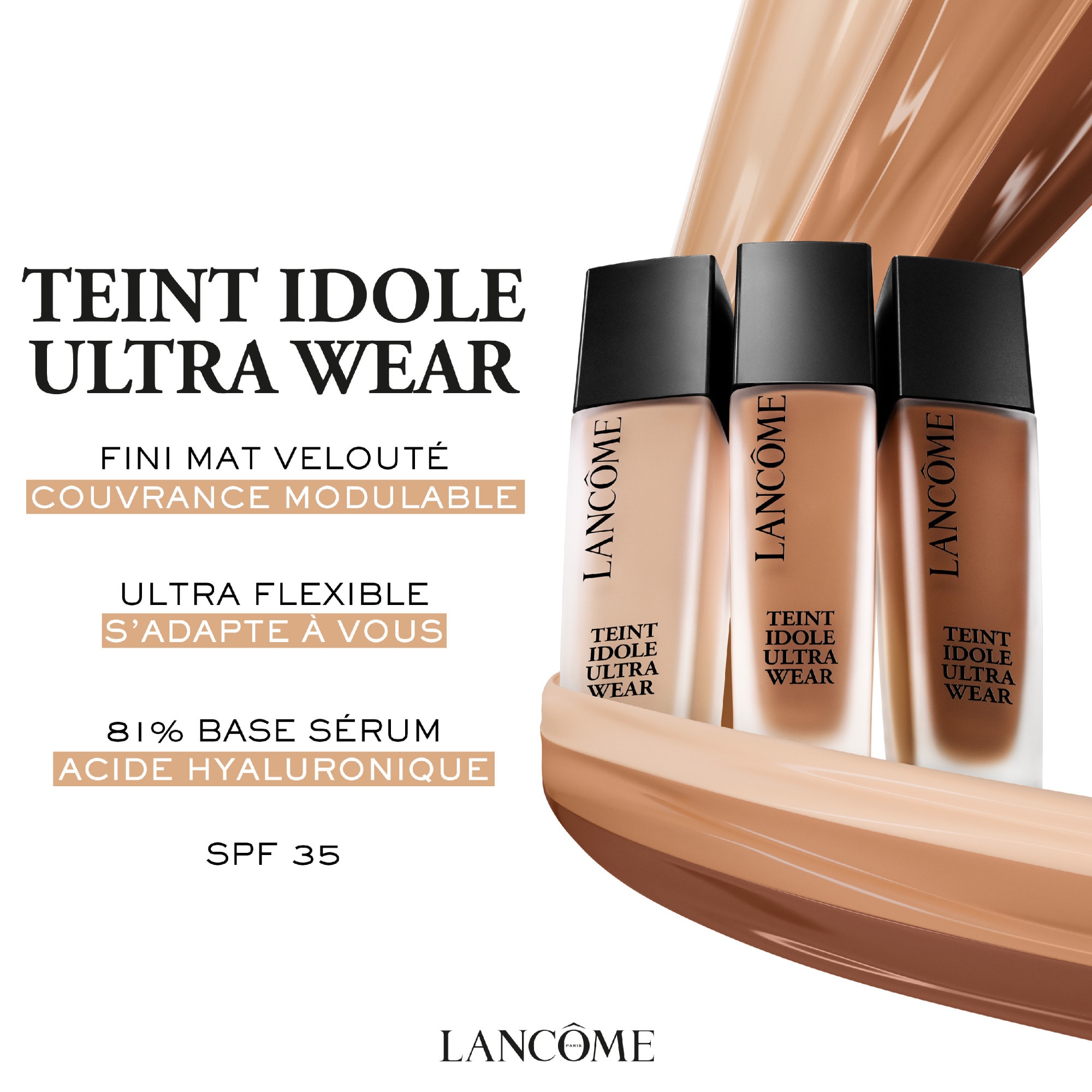  Lancôme TEINT IDOLE ULTRA-WEAR Fond de teint  1 of 4 