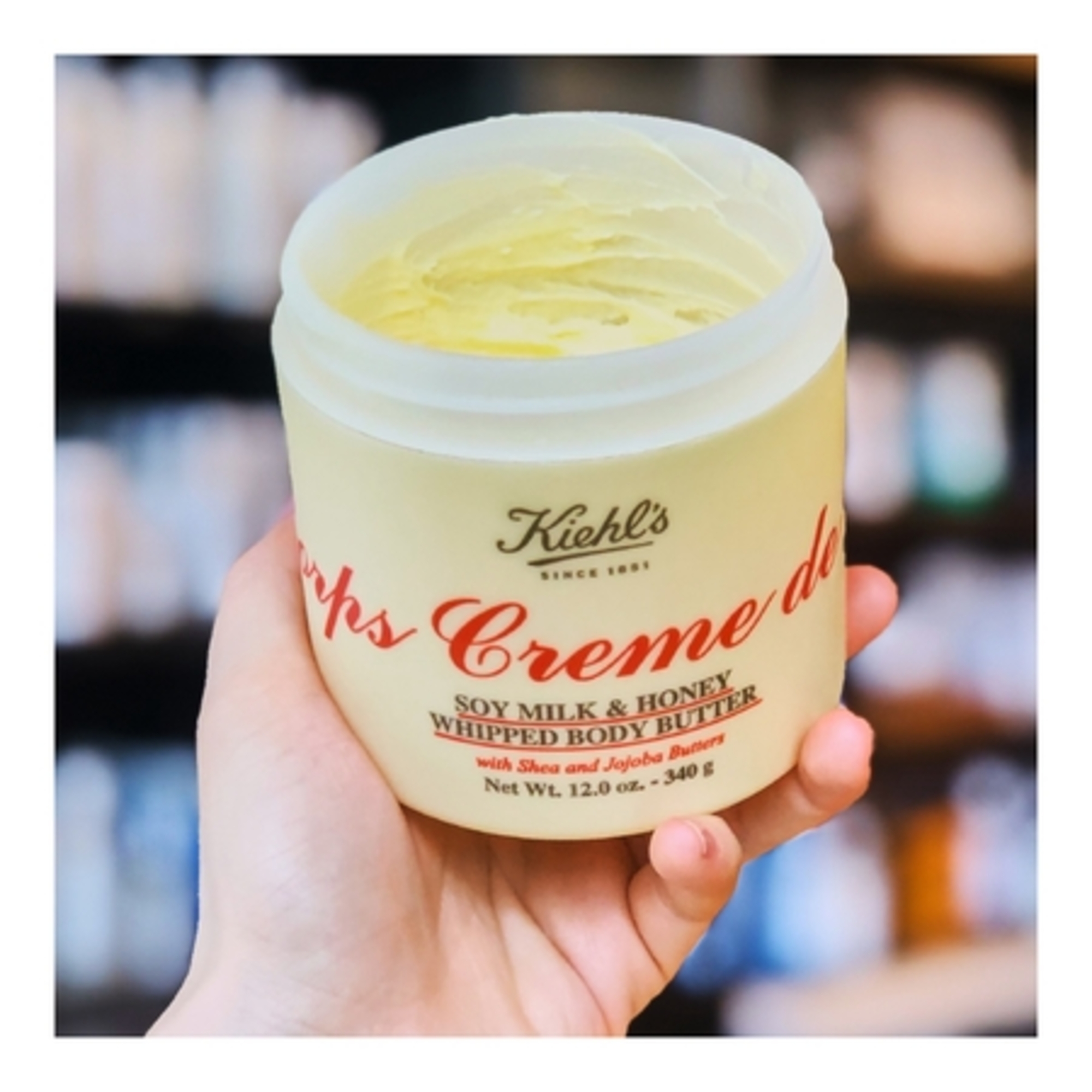 Crème fouettée nourrissante au beurre de karité