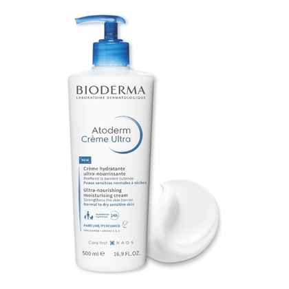 500ML BIODERMA ATODERM Crème ultra nourissante parfumée - peaux sensibles normales à sèches  1 of 3 