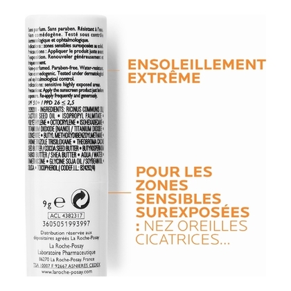 9g LA ROCHE POSAY ANTHELIOS XL Stick solaire zones sensibles visage - SPF50+  1 of 4 