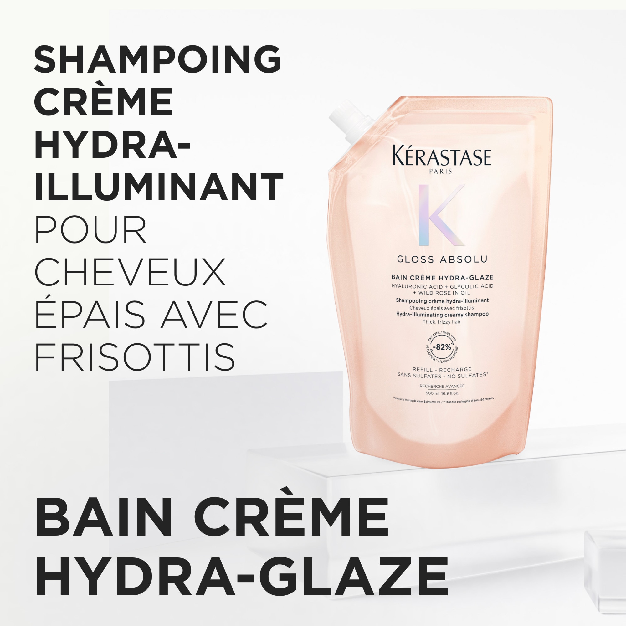 500ML KÉRASTASE GLOSS ABSOLU Bain hydra-illuminant - recharge 1 of 4