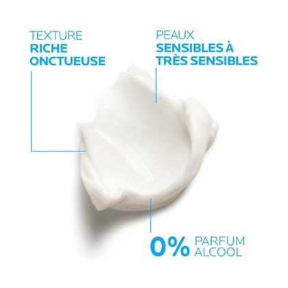 40ML LA ROCHE POSAY TOLERIANE SENSITIVE Crème riche hydratante 48h peaux sèches  1 of 4 