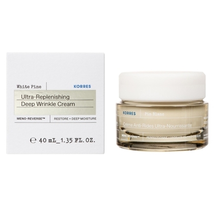 40ml KORRES PIN BLANC Crème anti-rides ultra-nourrissante - post-ménopause  1 of 3 