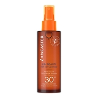 Huile sèche soyeuse accélératrice de bronzage SPF30