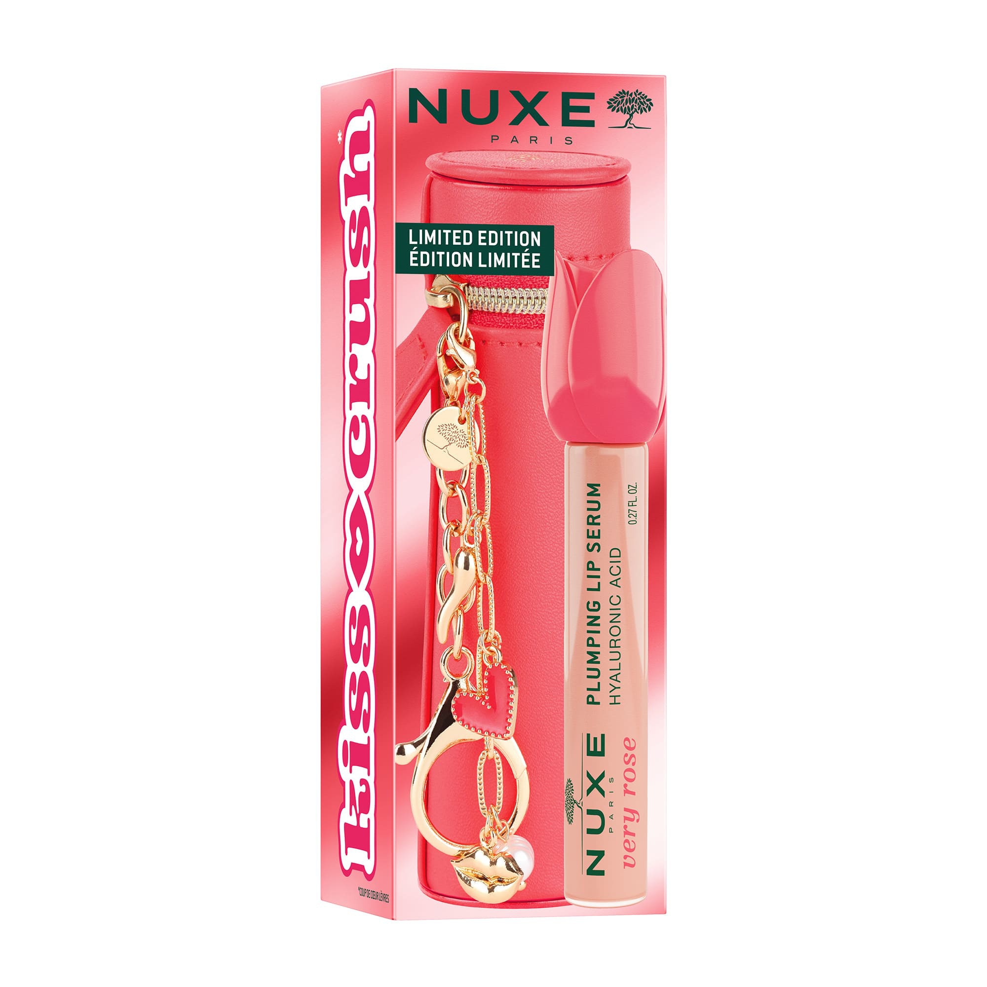 8ML Nuxe VERY ROSE Sérum lèvres repulpant avec étui & charms 1 of 4