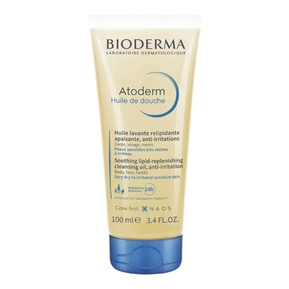 100ML BIODERMA ATODERM Huile de douche lavante corps & visage  1 of 2 