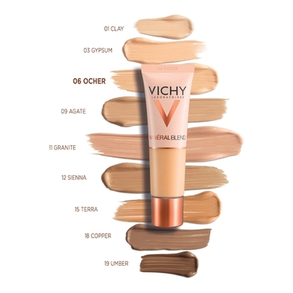  VICHY MINERALBLEND Fond de teint hydratant couvrance naturelle à l'acide hyaluronique  1 of 4 