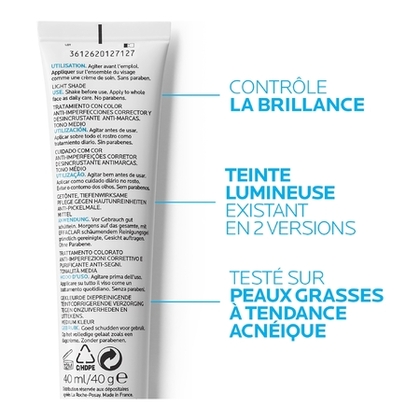  LA ROCHE POSAY EFFACLAR DUO (+) Soin correcteur teinté unifiant anti-imperfections SPF20  1 of 4 