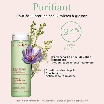Lotion tonique purifiante – peau mixtes à grasses