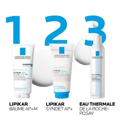 200ML LA ROCHE POSAY LIPIKAR AP+ Crème lavante relipidante triple-réparation eczema atopique  1 of 4 