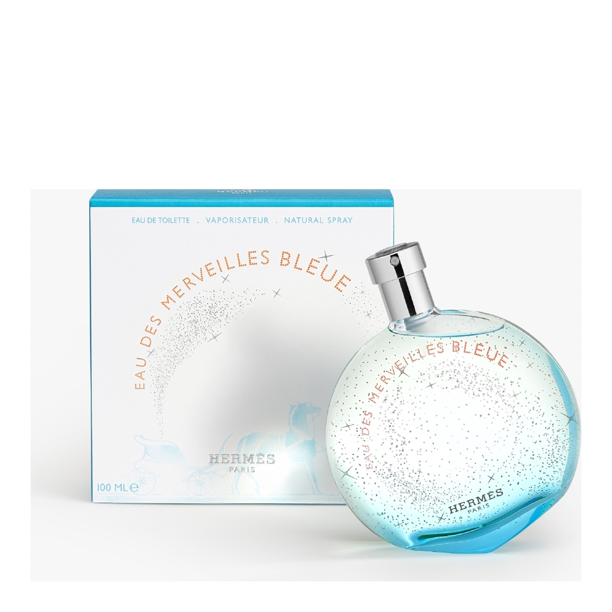 100ML Hermès EAU DES MERVEILLES Eau de toilette - eau des merveilles bleue 1 of 4